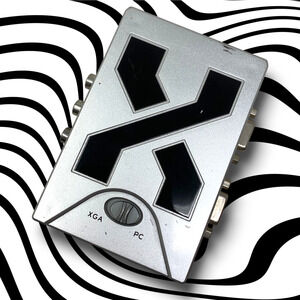 Vintage XGA TV Box Video Converter RCA/S-Video to VGA Adapter Retro Gaming